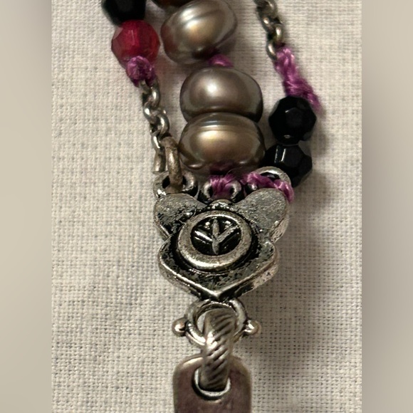 HUGE SALE! VINTAGE LUCKY BRAND FRESHWATER PEARL TOGGLE BRACELET NWT $35 - Picture 4 of 11